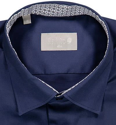 fakts Hemd 1010/291 Slim Fit, Baumwolle, Dunkelblau 3 fakts Hemd 1010/291 Slim Fit, Baumwolle, Dunkelblau – Bild 3