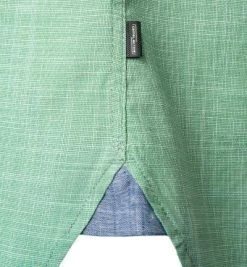 camel active Hemd 409231/5S22/34 Kurzarmhemd, Regular Fit, Baumwolle, Grün meliert, Grün -hemdenverkauf 361965 norm3