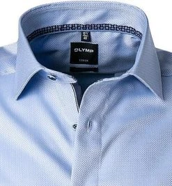 OLYMP Luxor Modern Fit 1262/72/11 Kurzarmhemd, Baumwolle, Bleu -hemdenverkauf 362093 norm2