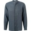 CROSSLEY Hemd Jog/1051 Reines Leinen, Stahlgrau