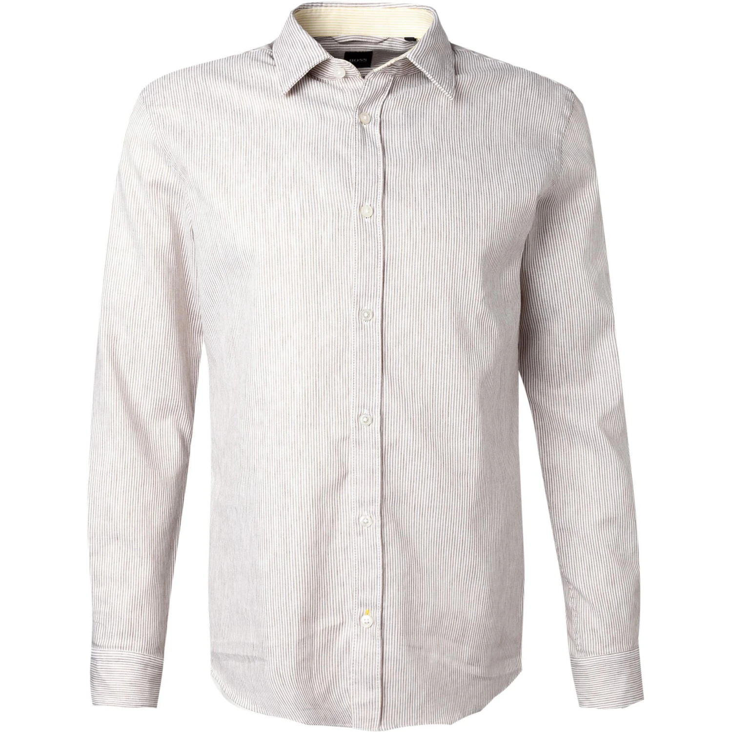 BOSS Hemd Ronni 50449144/268 Slim Fit, Leinen-Stretch, Beige gestreift, Beige 1 BOSS Hemd Ronni 50449144/268 Slim Fit, Leinen-Stretch, Beige gestreift, Beige