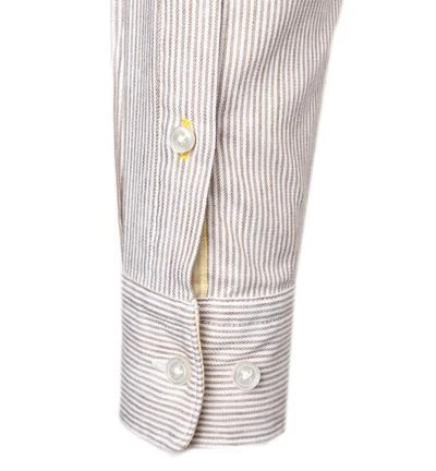 BOSS Hemd Ronni 50449144/268 Slim Fit, Leinen-Stretch, Beige gestreift, Beige 5 BOSS Hemd Ronni 50449144/268 Slim Fit, Leinen-Stretch, Beige gestreift, Beige – Bild 5