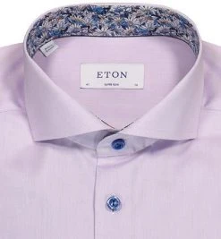 ETON Hemd 1000/02255/74 Super Slim Fit, Baumwolle, Violett -hemdenverkauf 362356 norm2