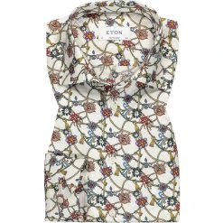 ETON Hemd 1000/02234/01 Contemporary Fit, Twill, Multicolor gemustert, Multicolor