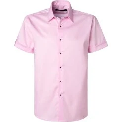 KARL LAGERFELD Hemd 605500/61/511699/200 Kurzarmhemd, Modern Fit, Baumwolle, Rosa