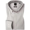 BOSS Hemd Rod 50448887/041 Slim Fit, Baumwolle, Silbergrau meliert, Silber
