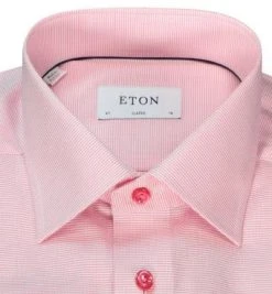 ETON Hemd 1000/01770/55 Classic Fit, Baumwolle, Pink meliert, Pink-rot -hemdenverkauf 362794 norm2