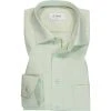 ETON Hemd 1000/01770/63 Classic Fit, Baumwolle, Grün meliert, Grün