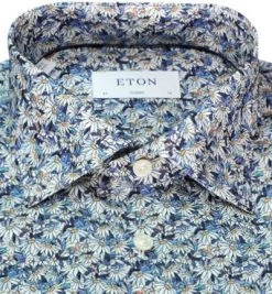 ETON Hemd 1000/02278/25 Classic Fit, Baumwolle, Blau gemustert, Blau -hemdenverkauf 362802 norm2