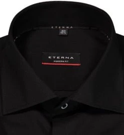 ETERNA Hemd 3377/X18K/39 Modern Fit, Mikrofaser atmungsaktiv, Schwarz -hemdenverkauf 362857 norm2