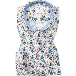OLYMP Casual Level Five Body Fit 3022/74/00 Hemd, Baumwolle, Multicolor, Weiß