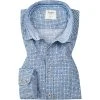 OLYMP Casual Level Five Body Fit 3016/74/11 Hemd, Baumwolle, Bleu gemustert, Bleu