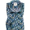 OLYMP Casual Level Five Body Fit 3008/74/18 Hemd, Popeline, Marine gemustert, Marine