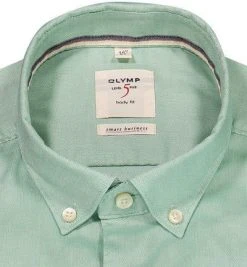 OLYMP Level Five Body Fit smartbusiness 3530/74/45 Hemd, Baumwolle, Grün -hemdenverkauf 362970 norm2