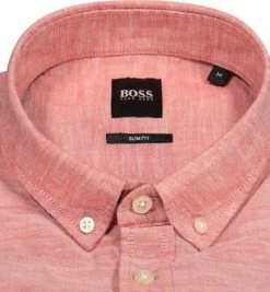 BOSS Hemd Mabsoot 50432726/610 Slim Fit, Baumwolle, Altrosa meliert, Altrosa -hemdenverkauf 362983 norm2