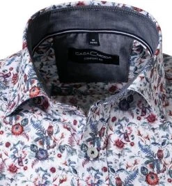 CasaModa Hemd 913646400/400 Kurzarmhemd, Comfort Fit, Popeline, Multicolour gemustert, Multicolour -hemdenverkauf 363063 norm2