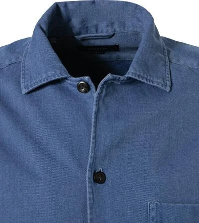 ETON Hemd 1000/02399/24 Overshirt, Baumwolle, Jeansblau 3 ETON Hemd 1000/02399/24 Overshirt, Baumwolle, Jeansblau – Bild 3