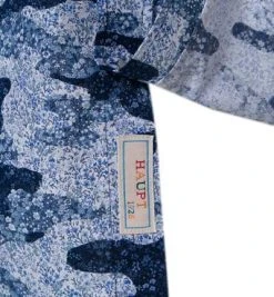 Haupt Hemd 7112838251/40708 Kurzarmhemd, Regular Fit, Baumwolle, Dunkelblau-weiß gemustert, Dunkelblau-weiß -hemdenverkauf 363272 norm3