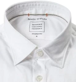 Marc O'Polo Hemd 122 7308 42134/100 Shaped Fit, Bio Baumwolle, Weiß 6 Marc O'Polo Hemd 122 7308 42134/100 Shaped Fit, Bio Baumwolle, Weiß -hemdenverkauf 363307 norm2