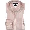 Tommy Hilfiger Hemd MW0MW17568/0D1 Regular Fit, Popeline, Weiß-pink gestreift, Pink