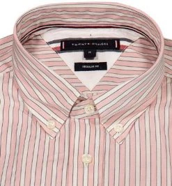 Tommy Hilfiger Hemd MW0MW17568/0D1 Regular Fit, Popeline, Weiß-pink gestreift, Pink 6 Tommy Hilfiger Hemd MW0MW17568/0D1 Regular Fit, Popeline, Weiß-pink gestreift, Pink -hemdenverkauf 363321 norm2