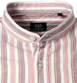 Strellson Hemd Conell 30026192/610 Baumwolle, Creme-rosé gestreift, Rot -hemdenverkauf 363326 norm2