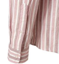 Strellson Hemd Conell 30026192/610 Baumwolle, Creme-rosé gestreift, Rot -hemdenverkauf 363326 norm3