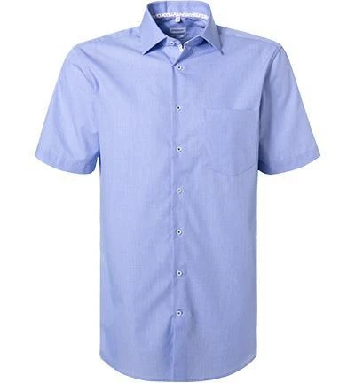 Seidensticker Hemd 197951/13 Regular Fit, Baumwolle, Blau meliert, Blau 2 Seidensticker Hemd 197951/13 Regular Fit, Baumwolle, Blau meliert, Blau – Bild 2