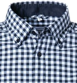 Seidensticker Hemd 199013/11 Kurzarmhemd, Regular Fit, Popeline, Hellblau kariert, Hellblau-schwarz -hemdenverkauf 363340 norm2