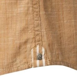 Pierre Cardin Hemd 53916/000/27175/9056 Kurzarmhemd, Modern Fit, Baumwolle, Hellbraun meliert, Hellbraun -hemdenverkauf 363482 norm4