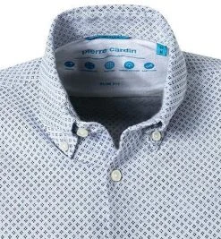 Pierre Cardin Hemd 03621/000/27461/9001 Kurzarmhemd, Slim Fit, Jersey-Piquée, Hellblau gemustert, Hellblau-navy 6 Pierre Cardin Hemd 03621/000/27461/9001 Kurzarmhemd, Slim Fit, Jersey-Piquée, Hellblau gemustert, Hellblau-navy -hemdenverkauf 363485 norm2