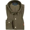 Polo Ralph Lauren Hemd 710804257/006 Slim Fit, Baumwolle, Grün, Militärgrün