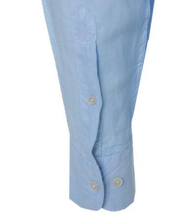 HACKETT Hemd HM308744/564 Slim Fit, Reines Leinen, Hellblau 4 HACKETT Hemd HM308744/564 Slim Fit, Reines Leinen, Hellblau – Bild 4