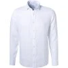 HACKETT Hemd HM308745/802 Slim Fit, Reines Leinen, Weiß