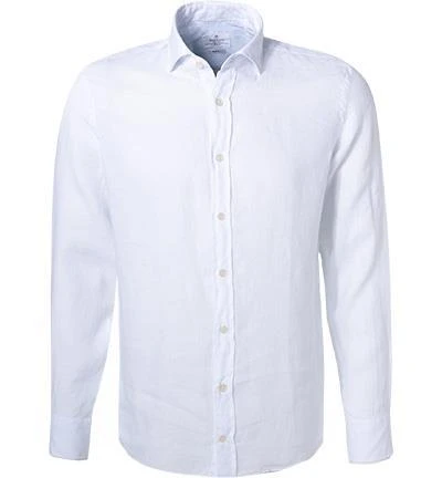 HACKETT Hemd HM308745/802 Slim Fit, Reines Leinen, Weiß 2 HACKETT Hemd HM308745/802 Slim Fit, Reines Leinen, Weiß – Bild 2