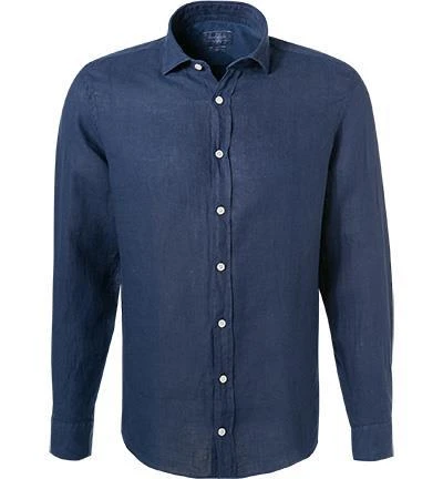 HACKETT Hemd HM308745/5PF Slim Fit, Reines Leinen, Nachtblau 2 HACKETT Hemd HM308745/5PF Slim Fit, Reines Leinen, Nachtblau – Bild 2