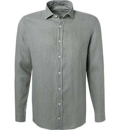 HACKETT Hemd HM308745/621 Slim Fit, Reines Leinen, Salbei 2 HACKETT Hemd HM308745/621 Slim Fit, Reines Leinen, Salbei – Bild 2