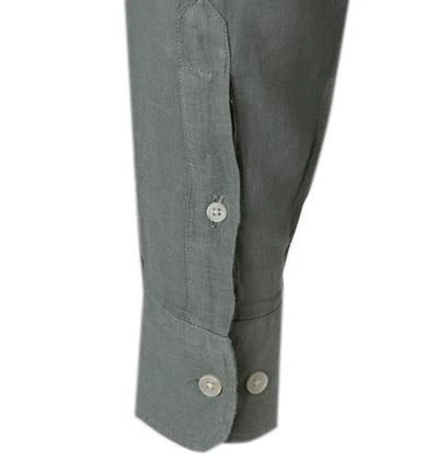 HACKETT Hemd HM308745/621 Slim Fit, Reines Leinen, Salbei 4 HACKETT Hemd HM308745/621 Slim Fit, Reines Leinen, Salbei – Bild 4
