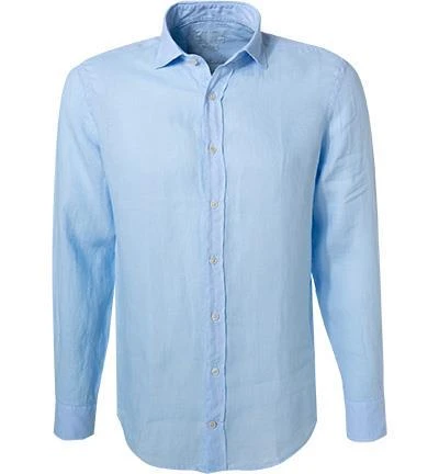 HACKETT Hemd HM308745/564 Slim Fit, Reines Leinen, Hellblau 2 HACKETT Hemd HM308745/564 Slim Fit, Reines Leinen, Hellblau – Bild 2