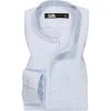 KARL LAGERFELD Hemd 605035/60/511667/620 Modern Fit, Leinen, Hellblau