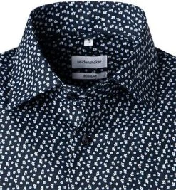 Seidensticker Hemd 197881/19 Regular Fit, Popeline, Dunkelblau gemustert, Dunkelblau -hemdenverkauf 363921 norm2