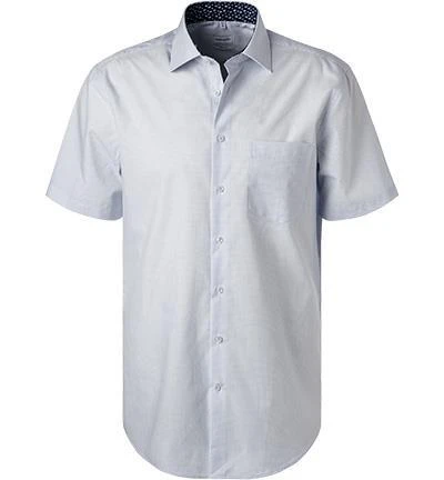 Seidensticker Hemd 197861/11 Kurzarmhemd, Regular Fit, Baumwolle, Hellblau kariert, Hellblau 2 Seidensticker Hemd 197861/11 Kurzarmhemd, Regular Fit, Baumwolle, Hellblau kariert, Hellblau – Bild 2