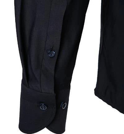 fakts Hemd 6010/291 Slim Fit, Jersey geruchshemmend, Nachtblau, Dunkelblau 4 fakts Hemd 6010/291 Slim Fit, Jersey geruchshemmend, Nachtblau, Dunkelblau – Bild 4