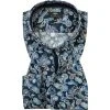 Fynch-Hatton Hemd 1121 6100/6103 Casual Fit, Baumwolle, Navy gemustert, Navy