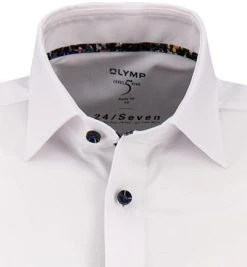 OLYMP Level Five Body Fit 2014/72/00 Kurzarmhemd, Jersey geruchshemmend, Weiß -hemdenverkauf 364058 norm2