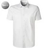 OLYMP Luxor Modern Fit 1202/62/00 Kurzarmhemd, Jersey geruchshemmend, Weiß