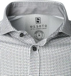 DESOTO Hemd New Hai 43307-3/804 Jersey, Weiß-blau gemustert, Weiß-blau -hemdenverkauf 364240 norm2