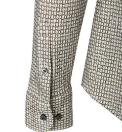 DESOTO Hemd New Hai 43307-3/805 Jersey, Beige gemustert, Weiß-beige -hemdenverkauf 364241 norm3