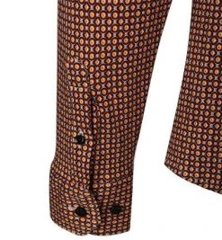 DESOTO Hemd New Hai 43207-3/212 Jersey, Orangerot gemustert, Orange -hemdenverkauf 364244 norm3