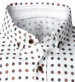 DESOTO Hemd Modern B.D. 43031-3/304 Kurzarmhemd, Jersey, Weiß gemustert, Weiß -hemdenverkauf 364248 norm2